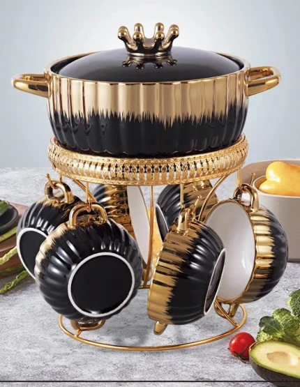 9-Piece Ceramic Soup Set