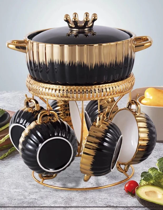 9-Piece Ceramic Soup Set