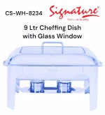 9L Rolltop Chafing Dish (Glass Window) – Double Compartment