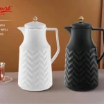 1.0-Litre Vacuum Flask with Pink Glass Refill