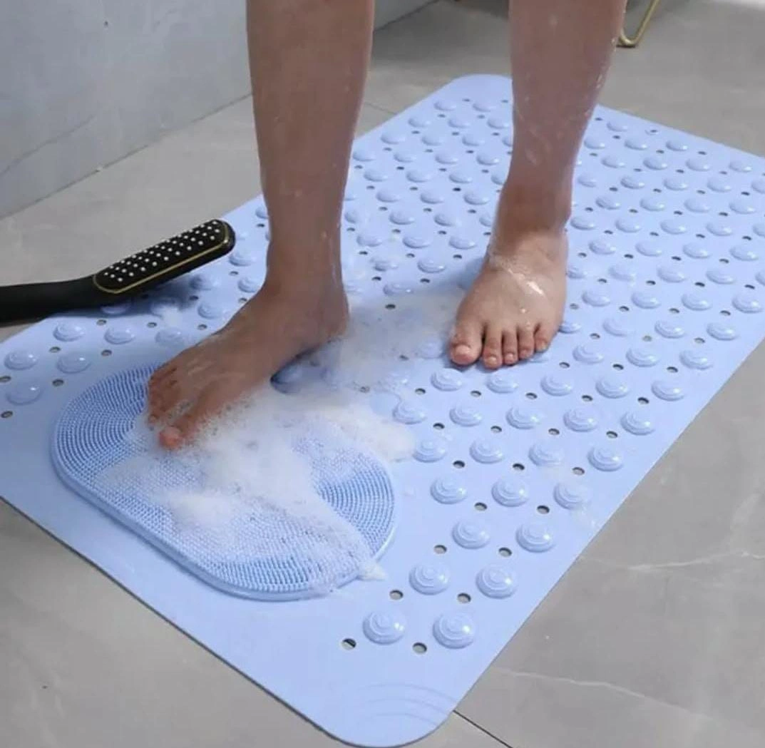Anti-Slip Bath Mats – 50x80cm – Sky blue