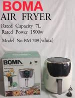 Boma 7L Air Fryer Compact Healthy Cooking – White