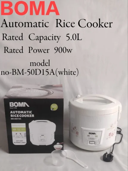 BOMA Automatic Rice Cooker (5L, White)
