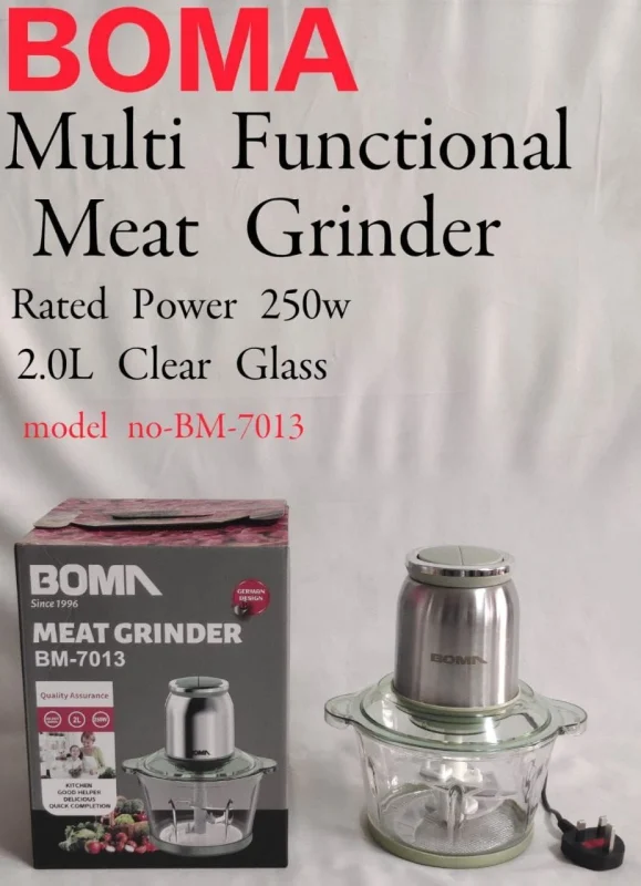 BOMA Food Chopper – with 2L Glass Bowl
