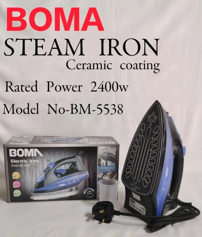 BOMA Steam Iron Box – Advanced Ceramic Coating
