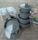 10pcs Bosch Granite Non-Stick Cookware Set