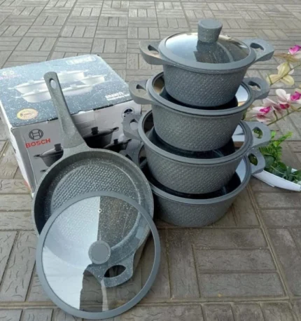 10pcs Bosch Granite Non-Stick Cookware Set