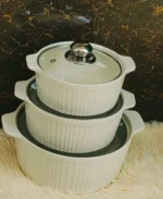 Ceramic Serving Bowls (3 pcs)