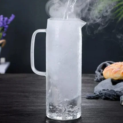 Clear Jug With Baboo Lid