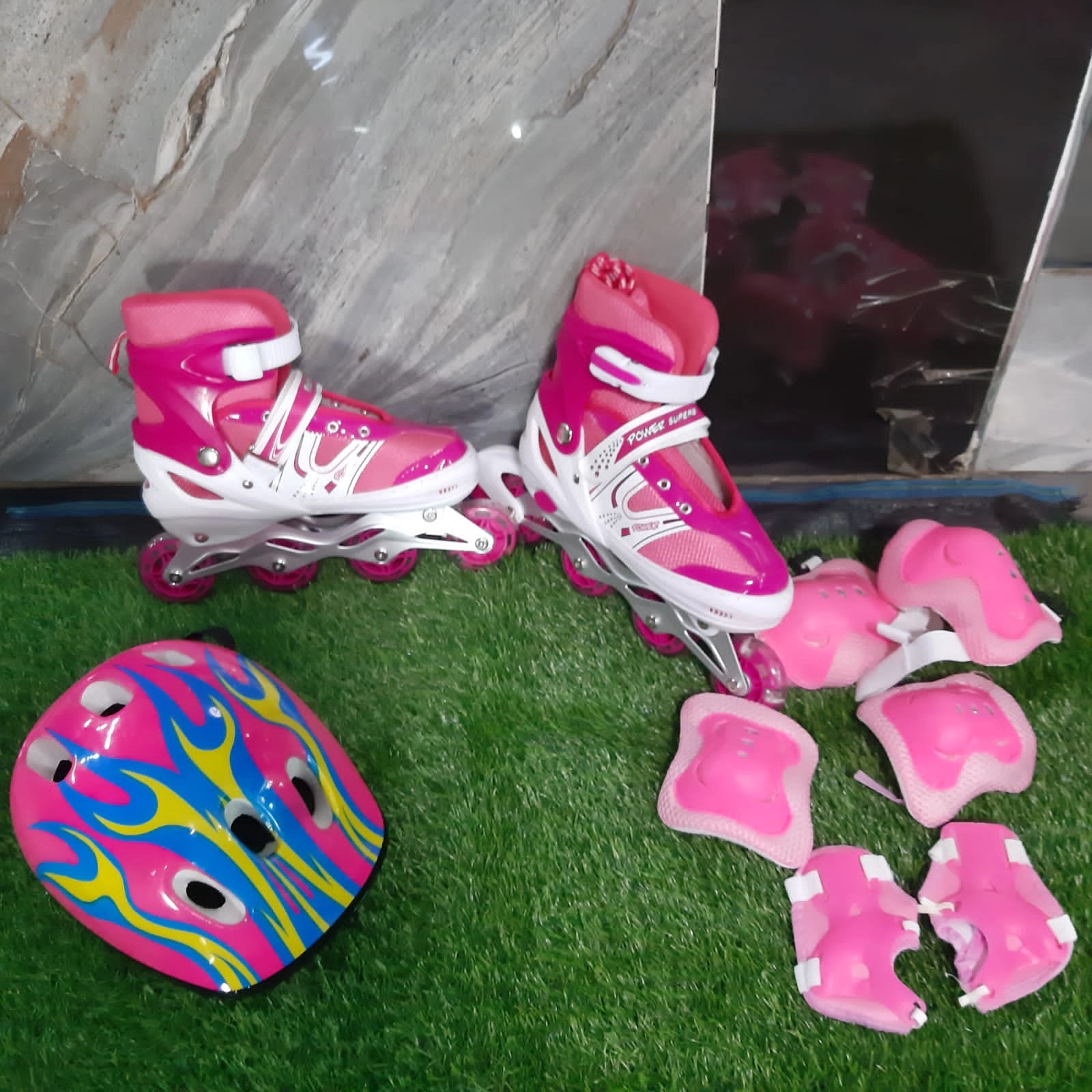 Complete Skateboarding Gear Package – Pink