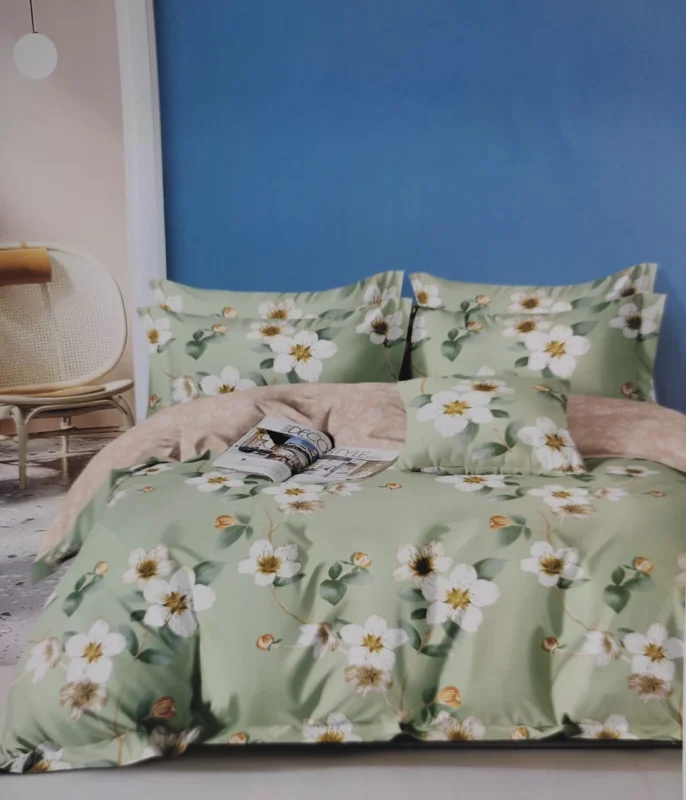 4 Piece Premium Cotton Binded Duvet ( 7 by 8 )