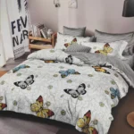 4 Piece Cotton Binded TC Duvet Set-6x6