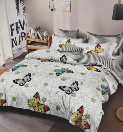 4 Piece Cotton Binded TC Duvet Set-6x6