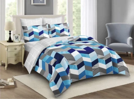 Cotton Binded Duvet Set – 5x6 (4-Piece) – Theme 3