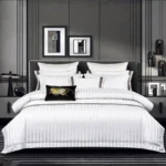 6 by 7 Cotton Striped Duvet Cover Set | Smart Enterprise