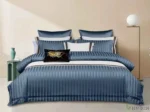 6 by 7 Cotton Striped Duvet Cover Set | Smart Enterprise