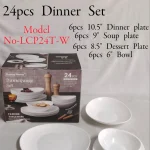 Danny Home 24-Piece Opal Ware Dinner Set