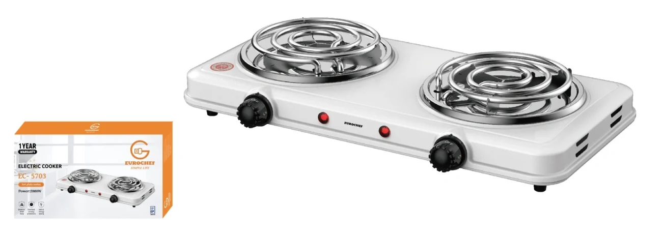 Double Coil Hot Plate Electric Cooker