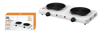 Double Round Flat Hot Plate Electric Cooker