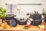 10pcs Edenberg Granite Non-Stick Cookware Set