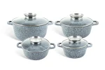 8pcs Edenberg Granite Non-Stick Cookware Set