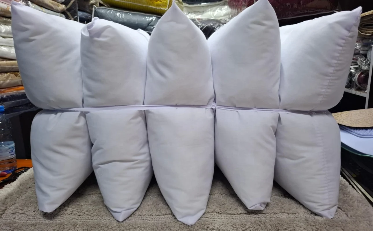 Fibre Throw Pillows – Set of 5 –