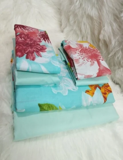 6pc Fitted Mix and Match Cotton Bedsheets