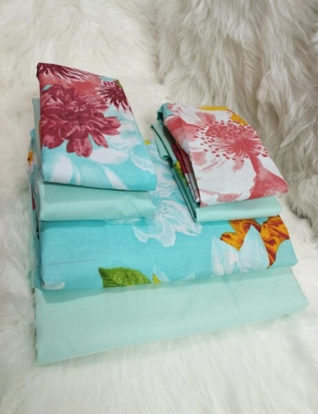 6pc Fitted Mix and Match Cotton Bedsheets