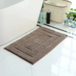 Flocking Door/Bathroom Mat – 50cm x 80cm – Chocolate