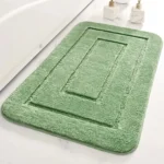 Flocking Door/Bathroom Mat – 50cm x 80cm – Green