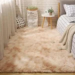 Fluffy Bedside Carpet ( 4 by 6 )