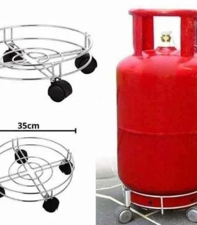 Gas Cylinder Movable Trolley – 35cm Diameter
