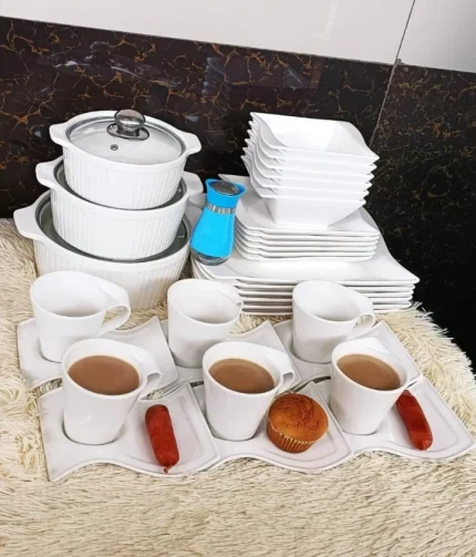 Generic Classic 37 Pcs Ceramic Dinner Set