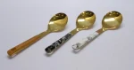 Golden Serving Spoons