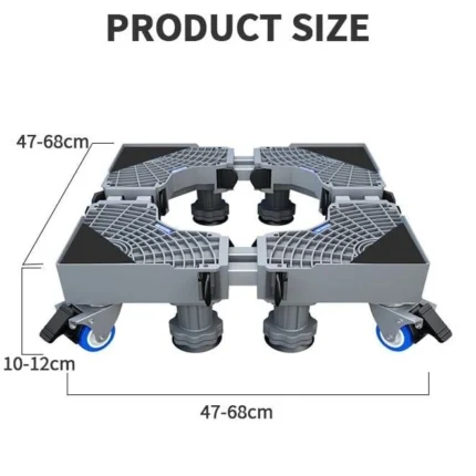 200kg Heavy Duty Fridge Washing Machine Stand Trolley