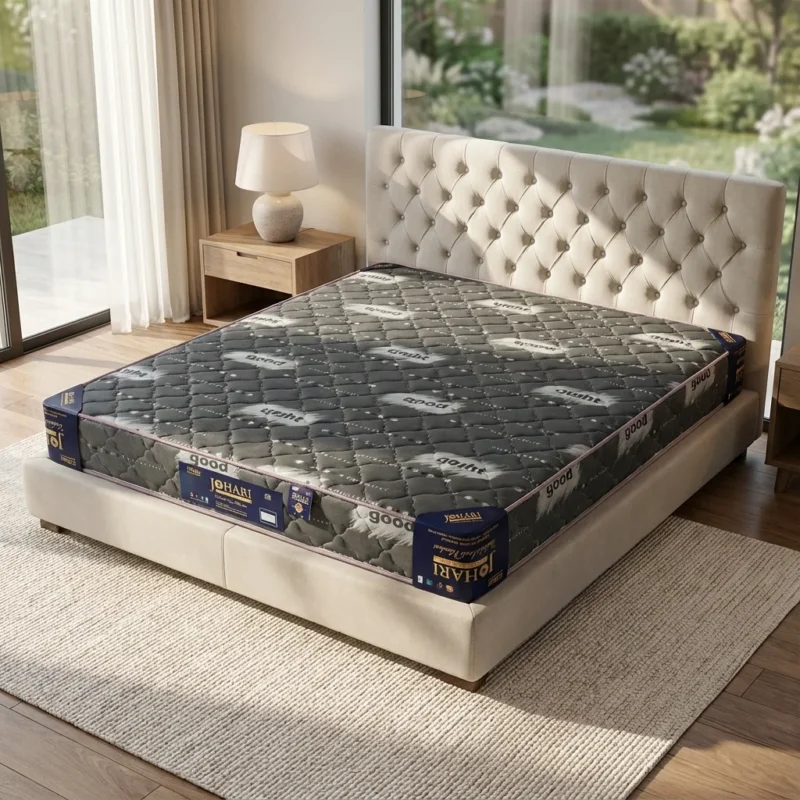 Johari Fibre Quilted Mattress – Orthopedic Comfort – 5 by 6, High-density, 6-Inches