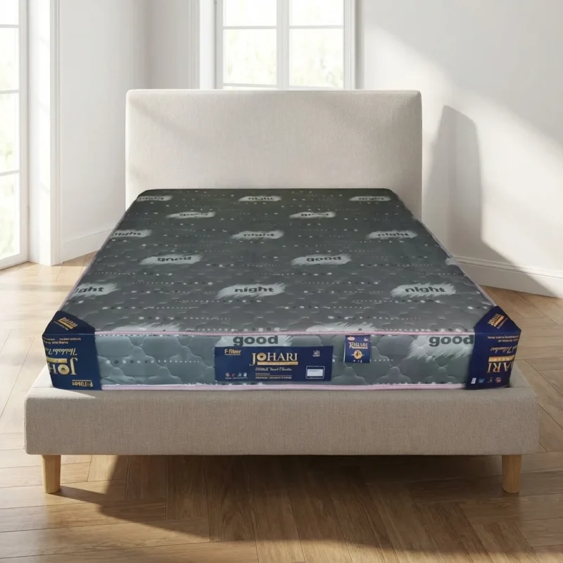 Johari Fibre Quilted Mattress – Orthopedic Comfort – 5 by 6, High-density, 8-Inches