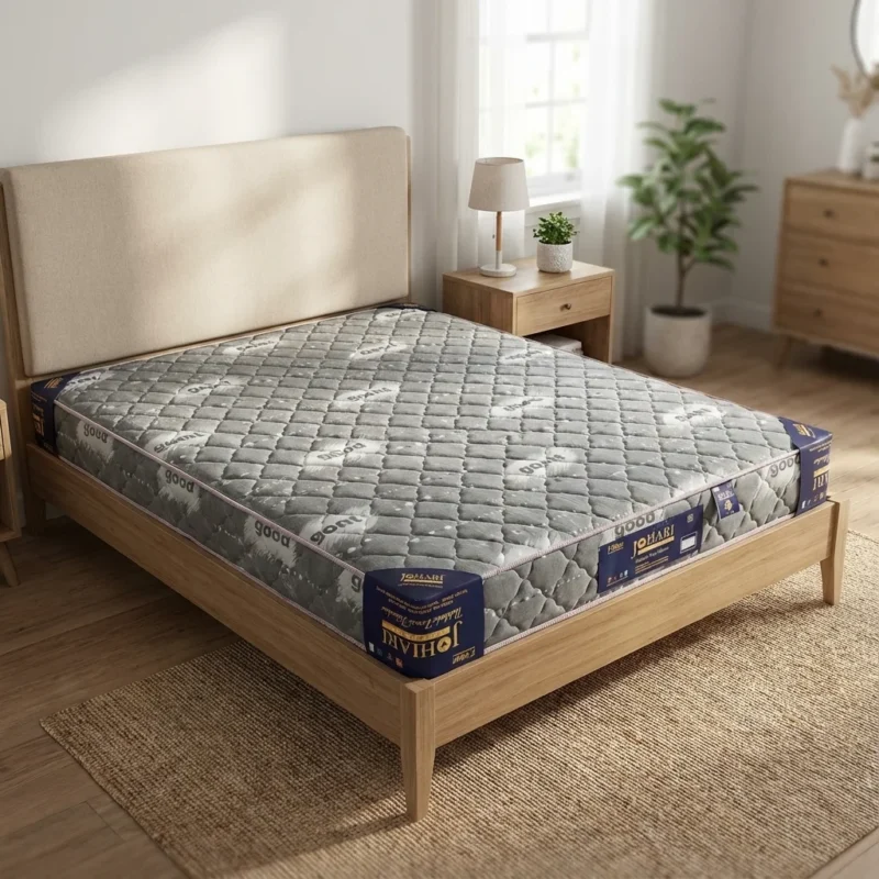 Johari Fibre Quilted Mattress – Orthopedic Comfort – 4 by 6, High-density, 8-Inches