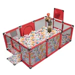 Kids Game Fence with 30 Colorful Balls