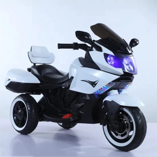 Kids Ride-On Electric Bike Ages 2–8 Musical LED Bike