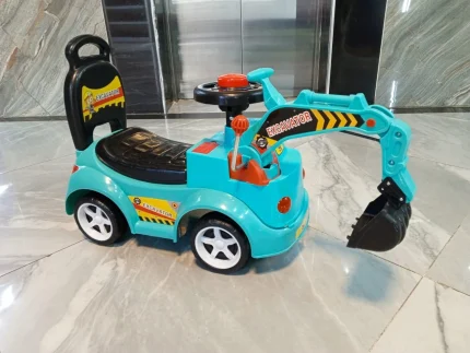 Kids Ride-On Push Excavator with Music