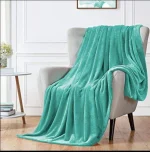 Luxurious 6x6 Fleece Blanket Soft Warm Stylish Throw