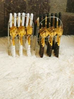 24-Piece Marble Stainless Steel Cutlery Set – 24 Pcs Stainless Steel Cutlery Set With Marble Handle