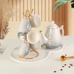 Matching Ceramic Tea Set – 8 Piece