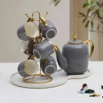 Matching Ceramic Tea Set – 8 Piece