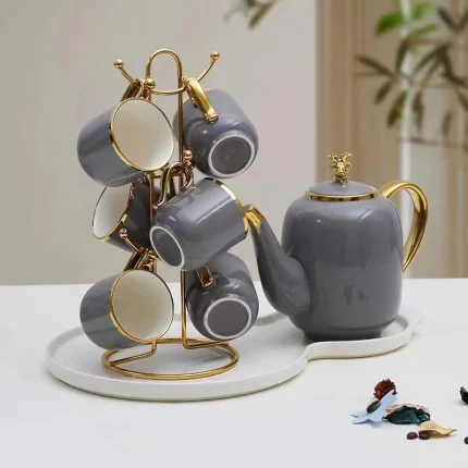 Matching Ceramic Tea Set – 8 Piece