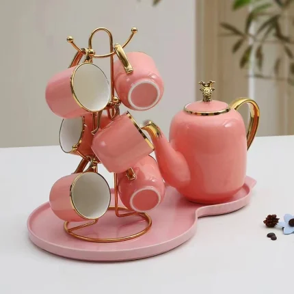 Matching Ceramic Tea Set – 8 Piece