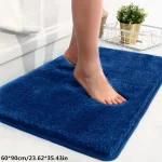Memory Foam Door Mats – 50x80cm, Navy-Blue