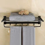 Metallic Towel Rack - 55cm