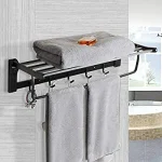 Metallic Towel Rack - 55cm